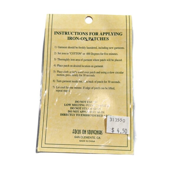 Collectible Raspberry Apostle Island Iron On Patch - Picture 2 of 2